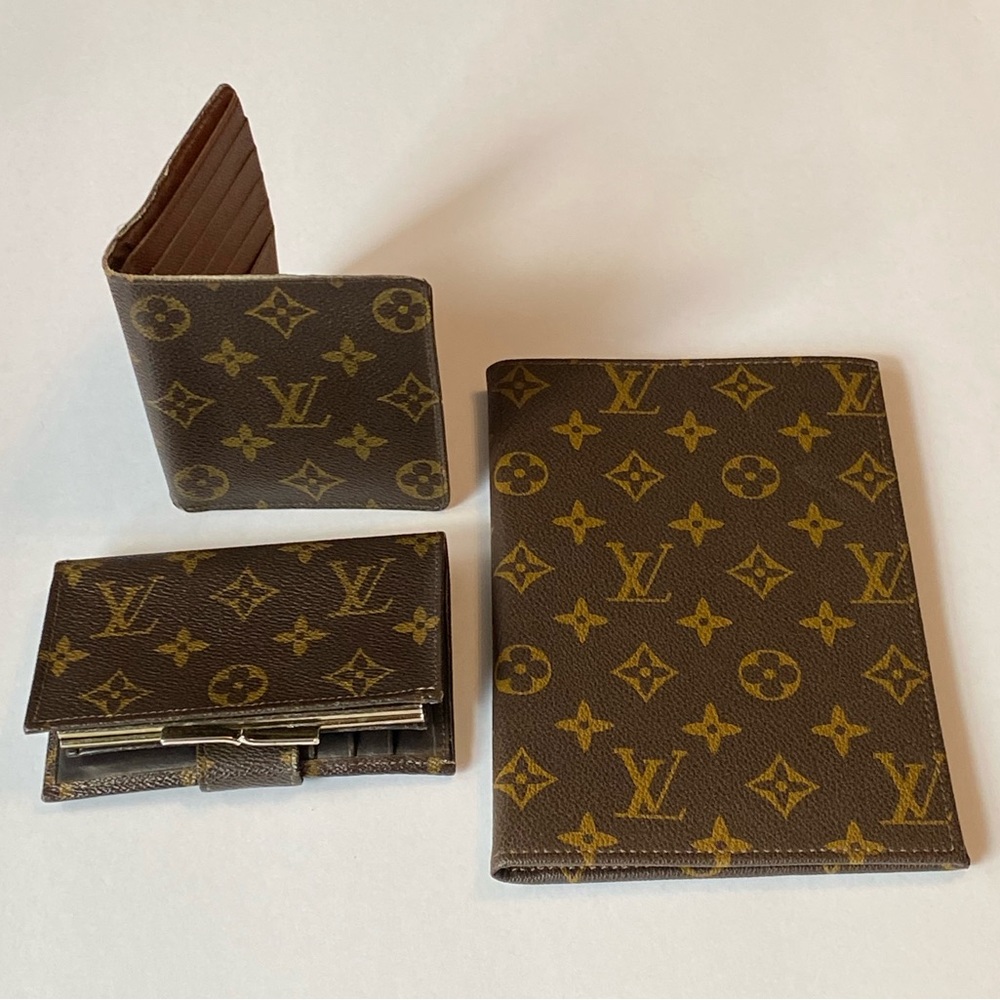 Louis Vuitton 3-piece wallet set